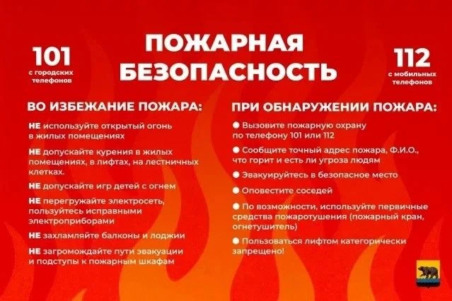 Пожарная безопасность начинается с каждого из нас — соблюдайте правила, чтобы защитить ...