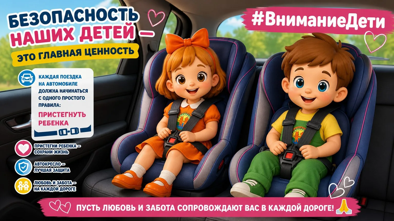 🚦🚔💺Топ-7 правил как приучить ребенка к автокреслу