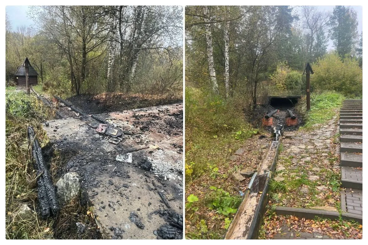 Власти Елабуги назвали причину пожара в часовне в нацпарке «Нижняя Кама»