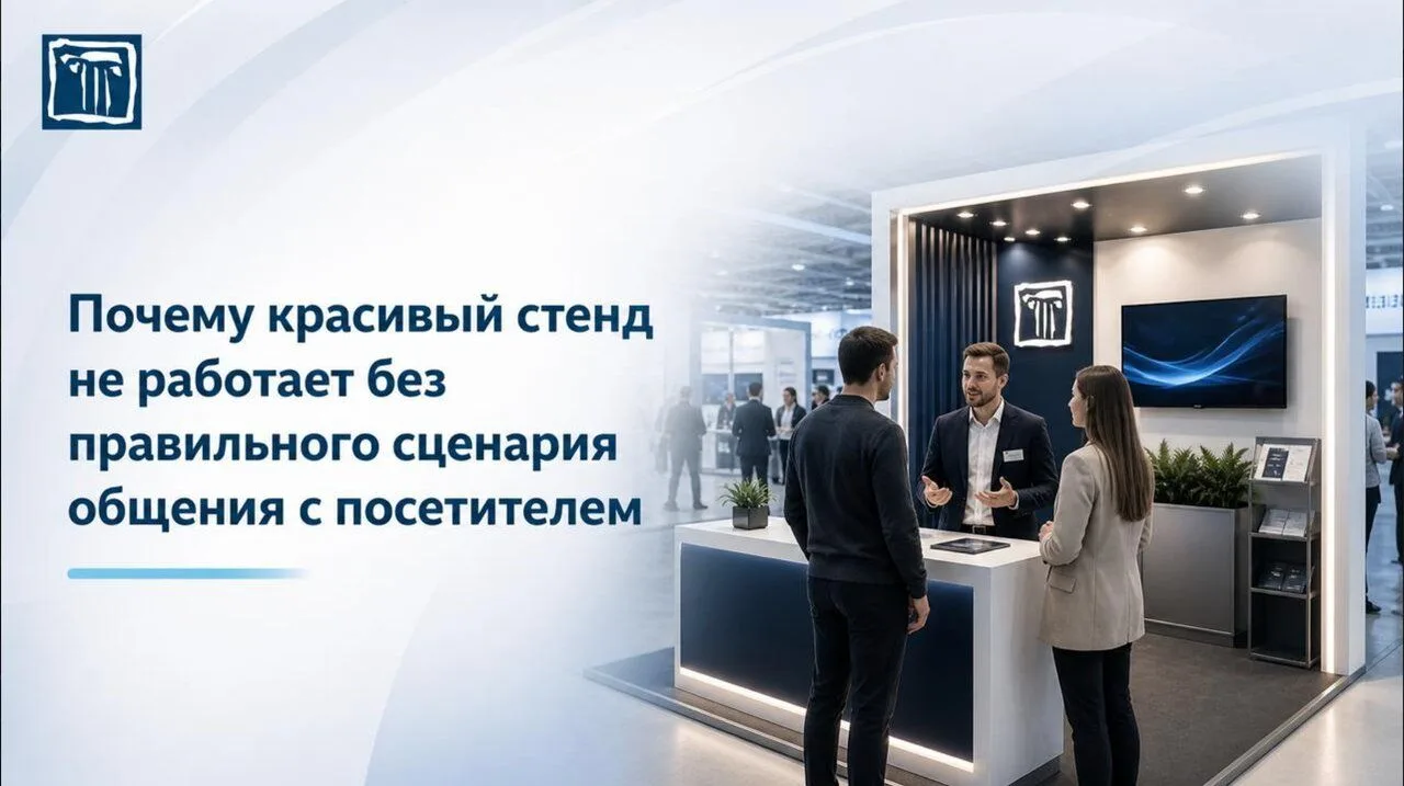 Почему эффектный выставочный стенд нуждается в грамотном сценарии общения с посетителями?