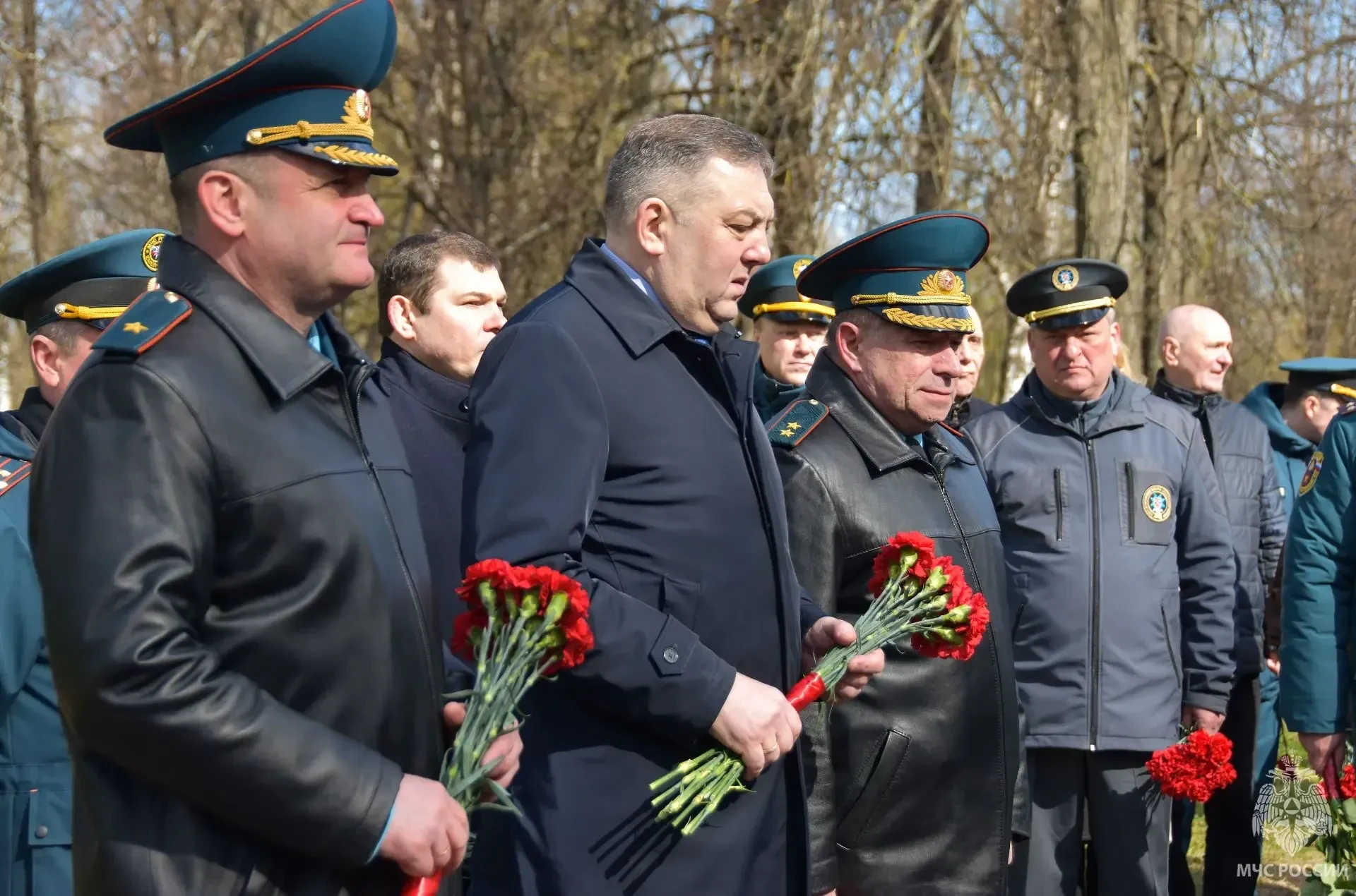 В Санкт-Петербурге почтили память сотрудников МЧС, погибших при исполнении служебного долга  24 апре
