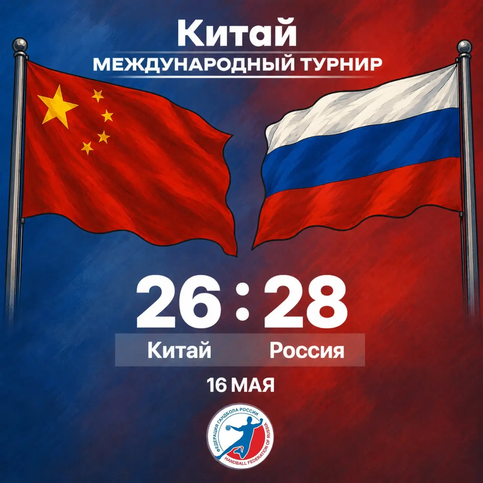 Российские гандболисты — победители Международного турнира в Китае!