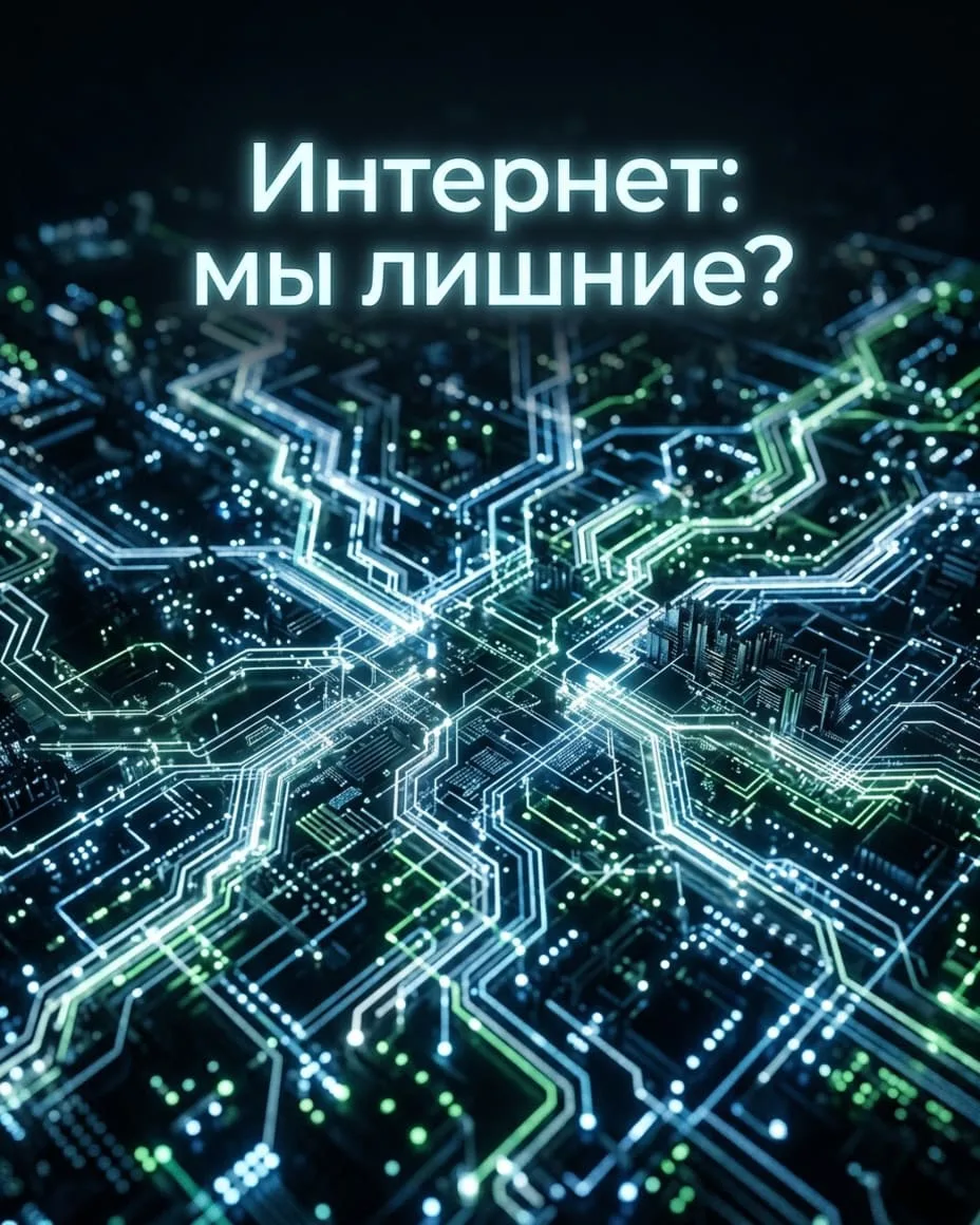⚡ Человечество станет «погрешностью»: боты захватывают интернет