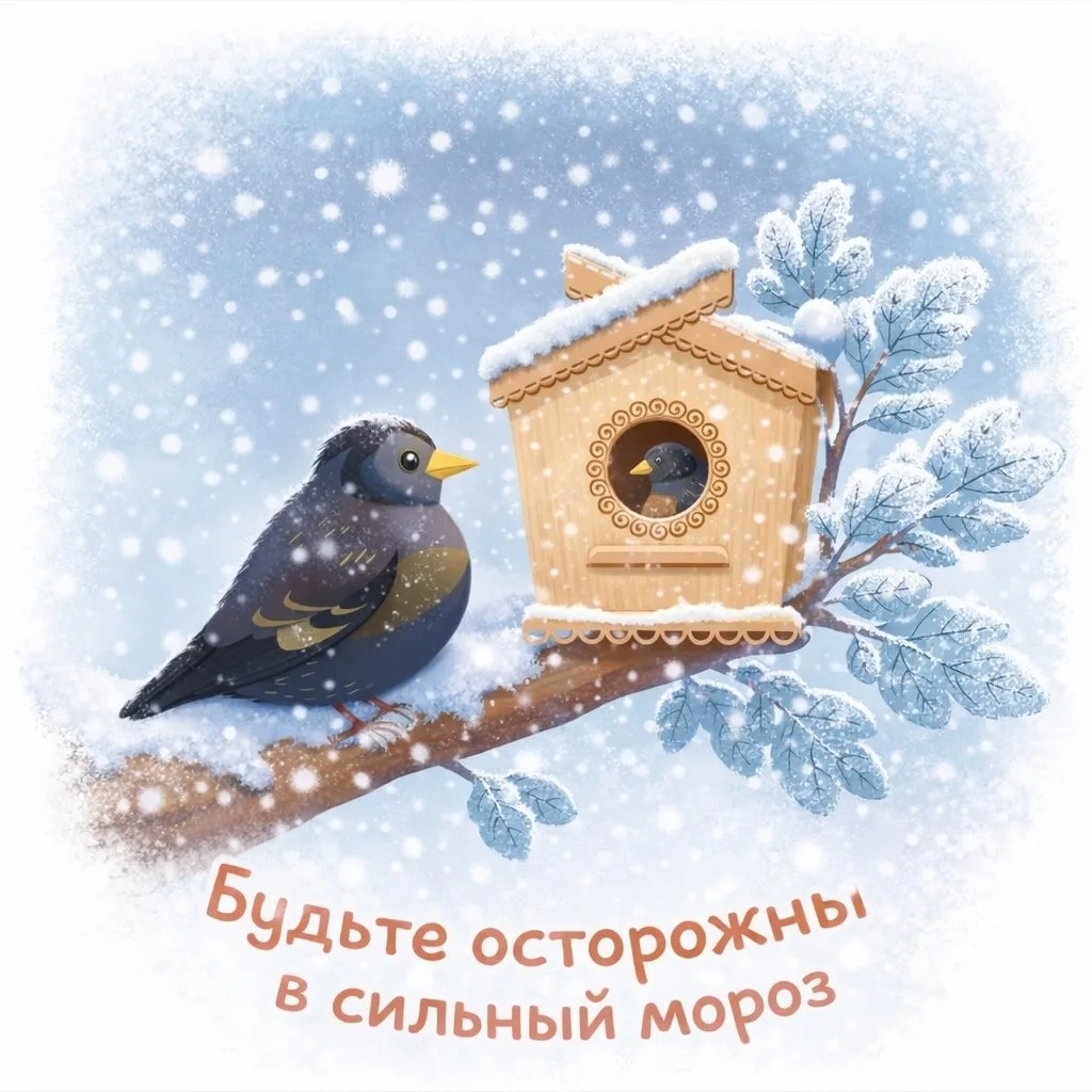 Друзья, вот несколько рекомендаций, как уберечь себя в сильный мороз: