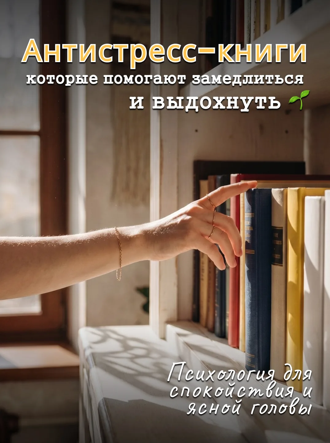 Антистресс-книги, которые помогают замедлиться и выдохнуть 🌿