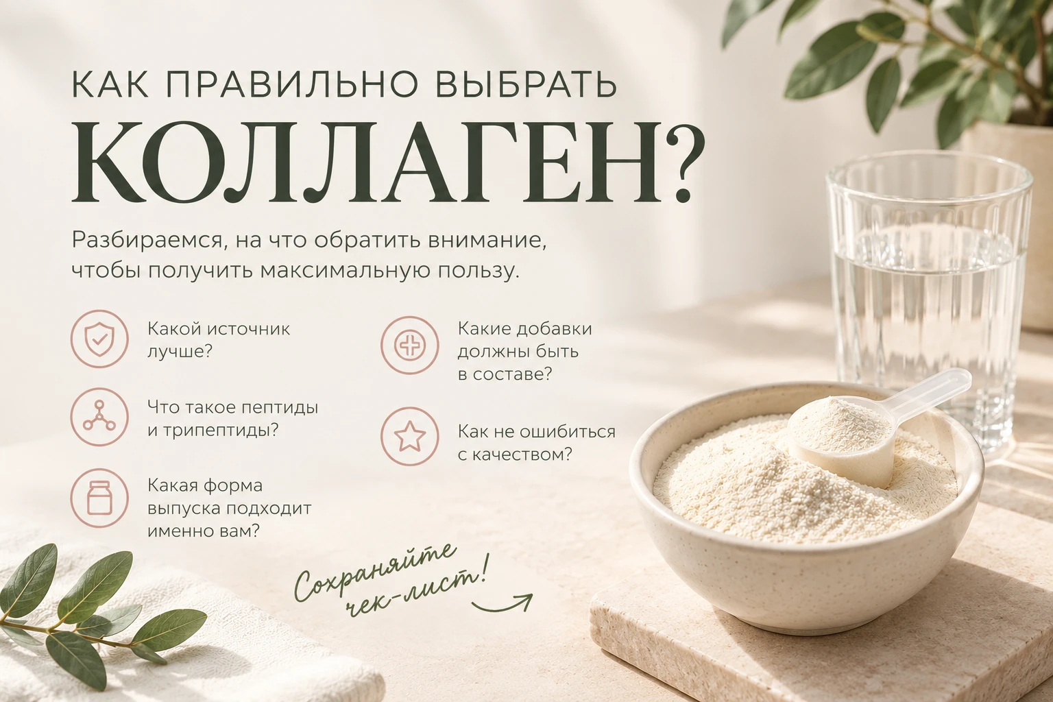 Думаете, коллаген нужен только для того, чтобы разгладить морщины? Как врач, скажу: это...