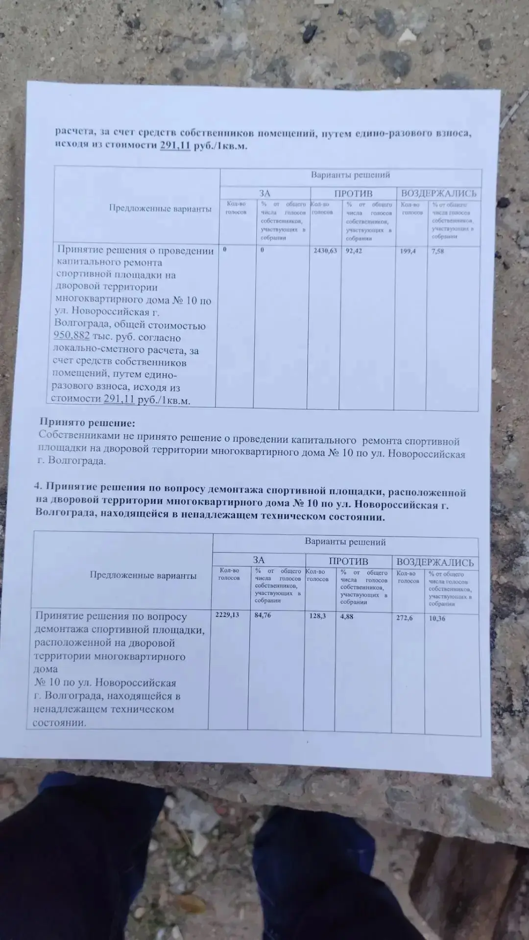 Ук хотела за счёт жильцов сделать ремонт, а это по 14000 с квартиры бабушки естественно...