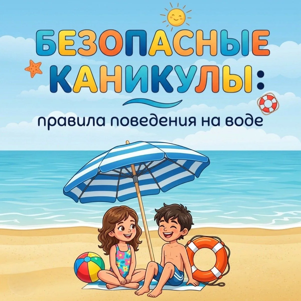 🌊 Осторожно: вода не прощает ошибок! 

Лето, жара, все бегут к воде… Но прежде чем нырять с разбега