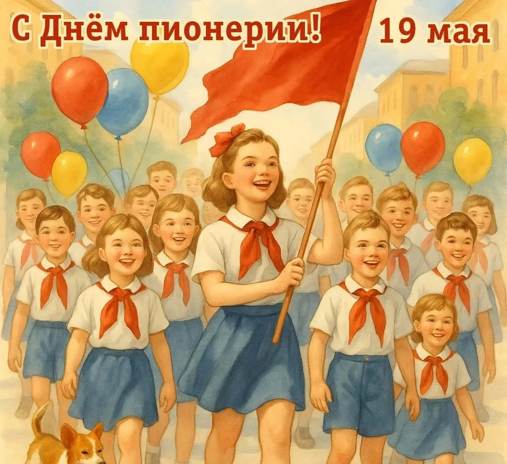 Всем, кто носил красный галстук, — горячий пионерский привет! С праздником! Будьте акти...
