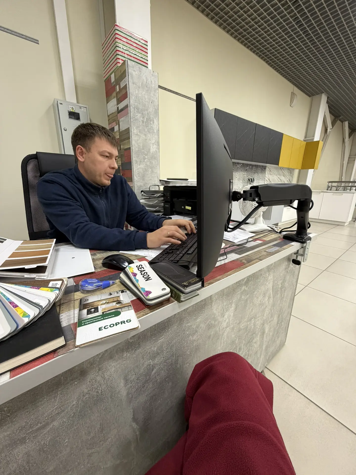 Кухню еще заехали выбрали
