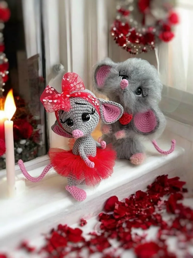 Влюбленные мышки 💕
