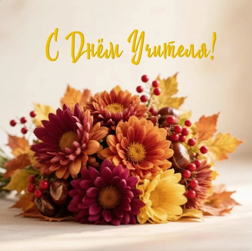 🍂 Уважаемые коллеги, дорогие педагоги и ветераны педагогического труда!