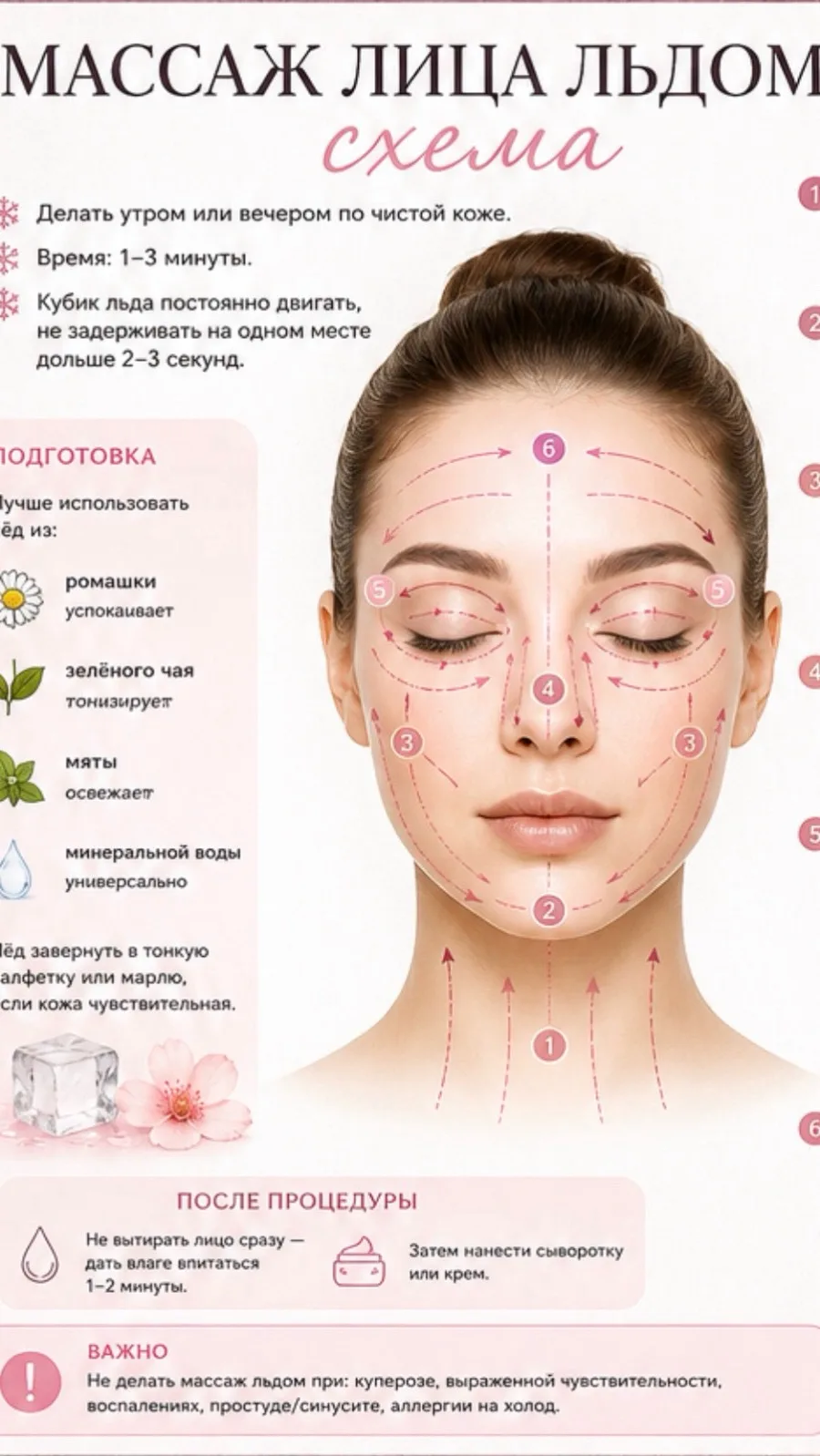 Схема массажа, Гайды, чек лист