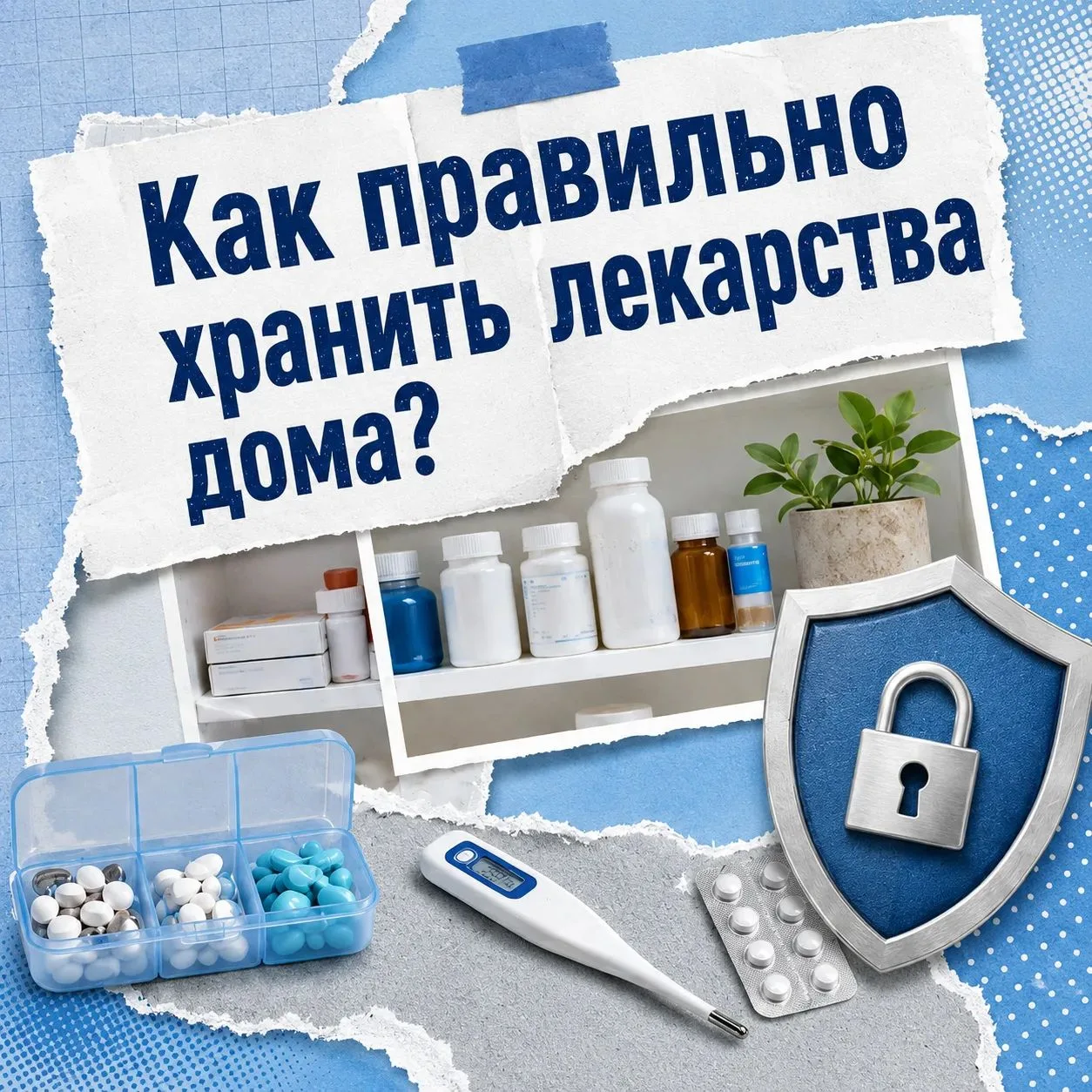 💊 Неправильное хранение домашней аптечки может привести к серьёзным проблемам