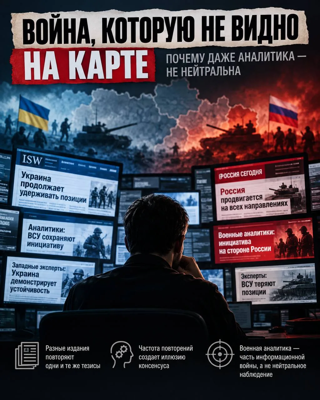 Война, которую не видно на карте: почему даже аналитика — не нейтральна
