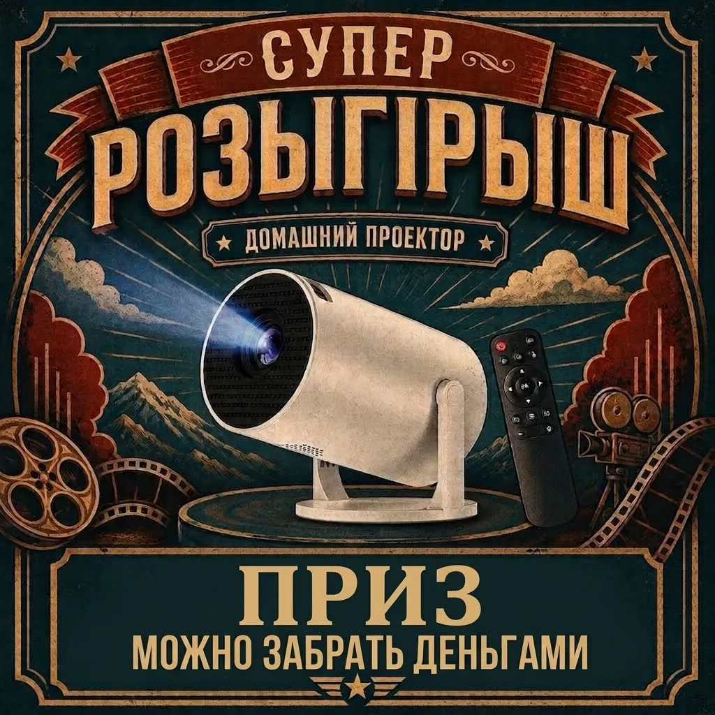 🎁 РАЗЫГРЫВАЕМ домашний проектор