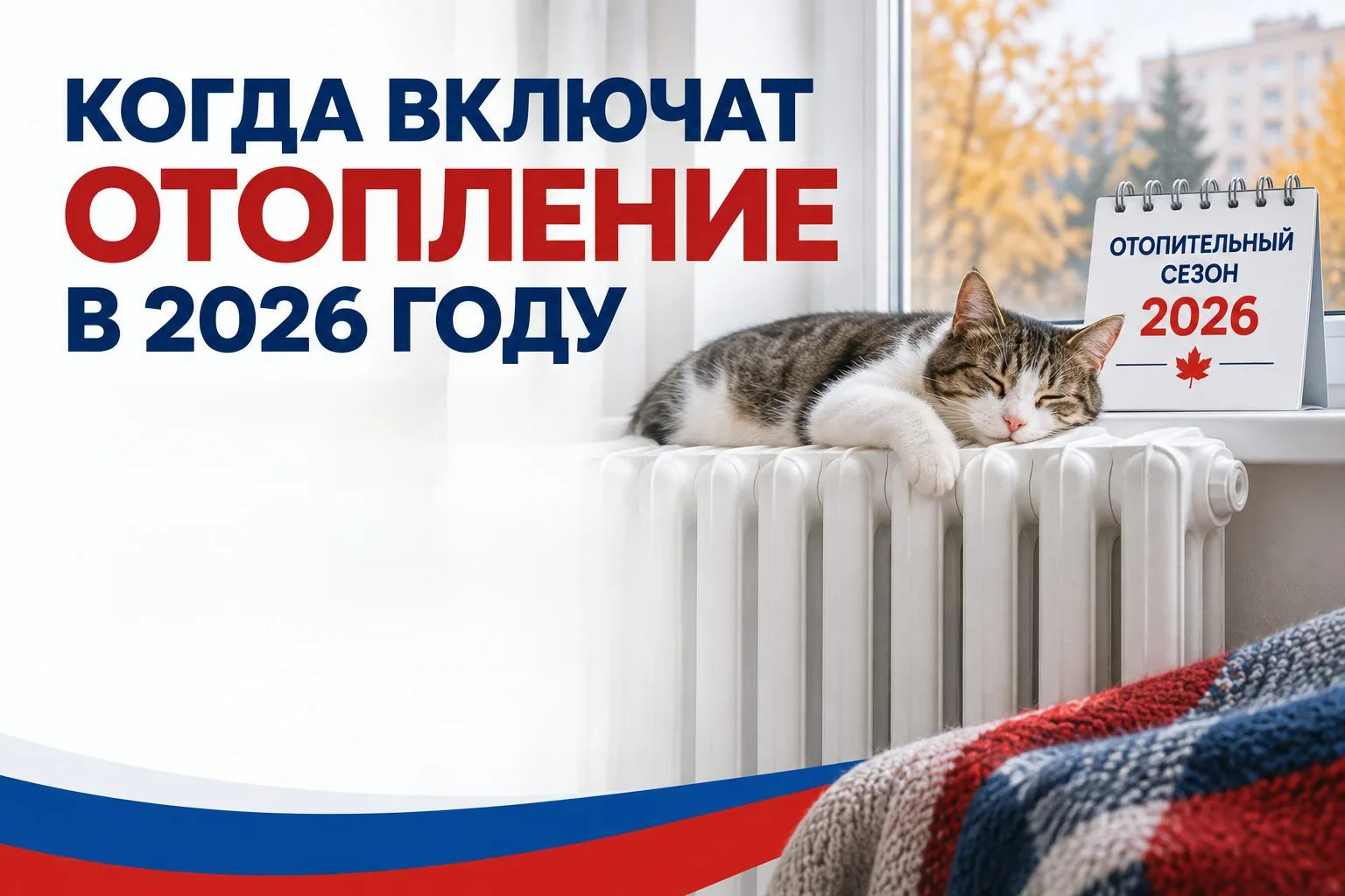❗️Отопительный сезон в Подмосковье стартует 1 октября