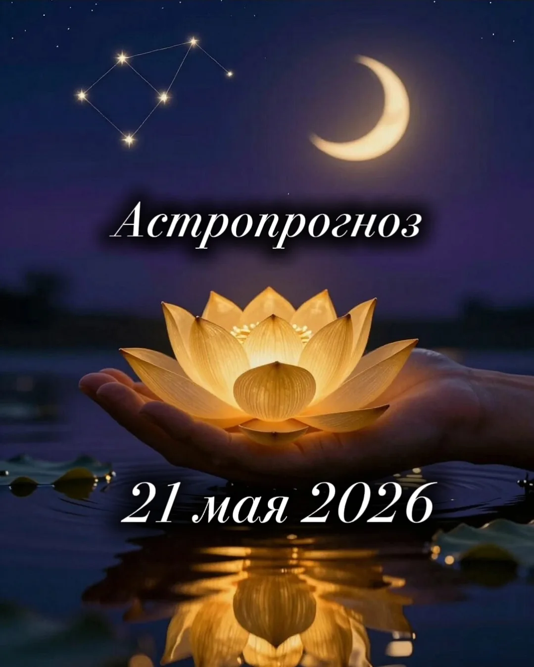 Друзья, завтра отличный день - 21 мая 2026 года. 🪷
