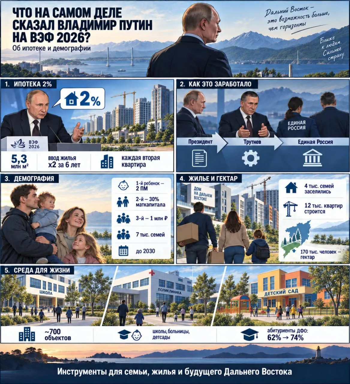 Что на самом деле сказал Владимир Путин на ВЭФ 2026: