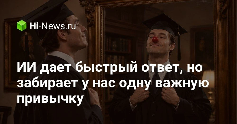 Как нейросети и ИИ-ответы в поиске Google меняют наше отношение к собственным знаниям