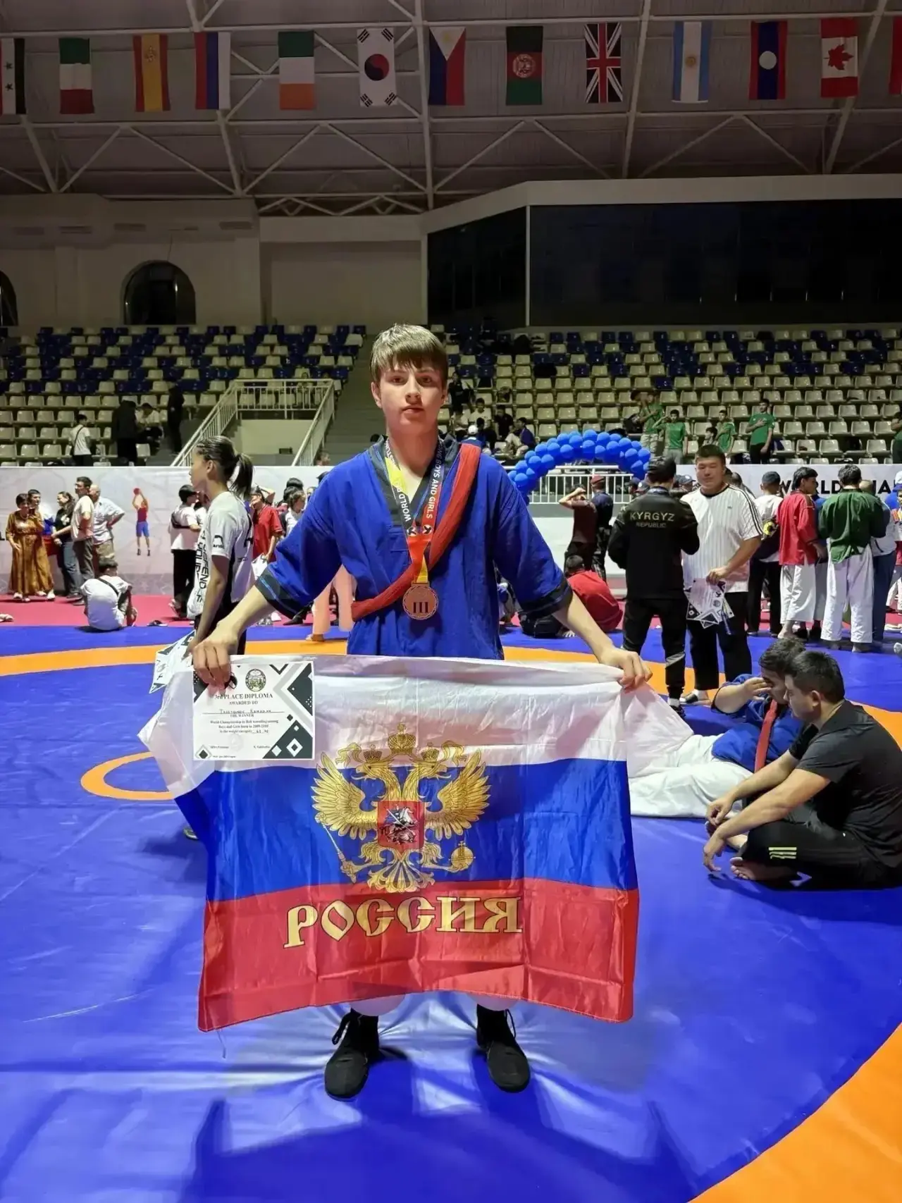 🥉Рамазан Тазетдинов - призёр Первенства Мира по национальной борьбе.

🤼‍♂️Узбекистан, 9–14 июня. 2