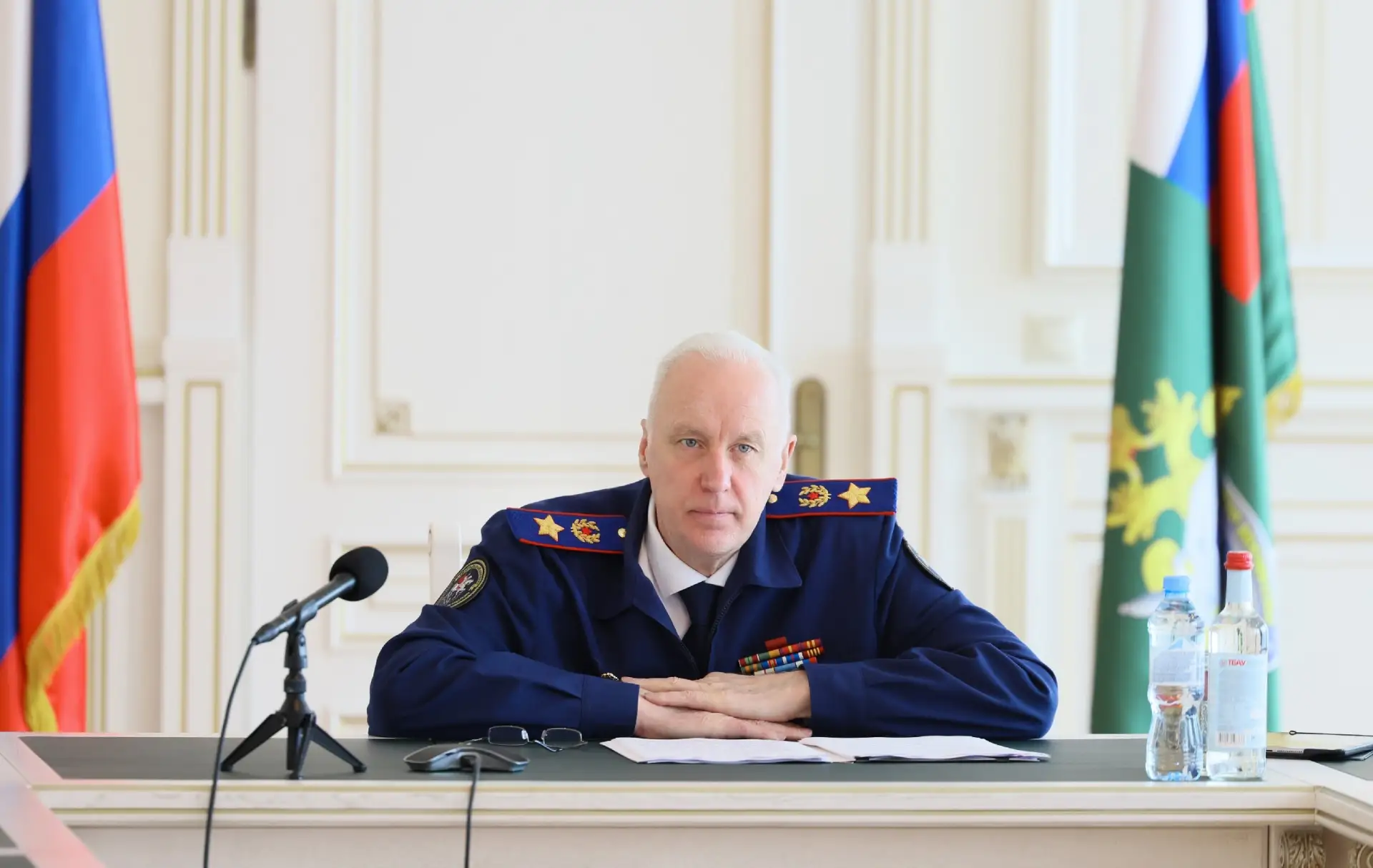 Председатель СК России провел совещание по вопросам борьбы с преступностью несовершенно...
