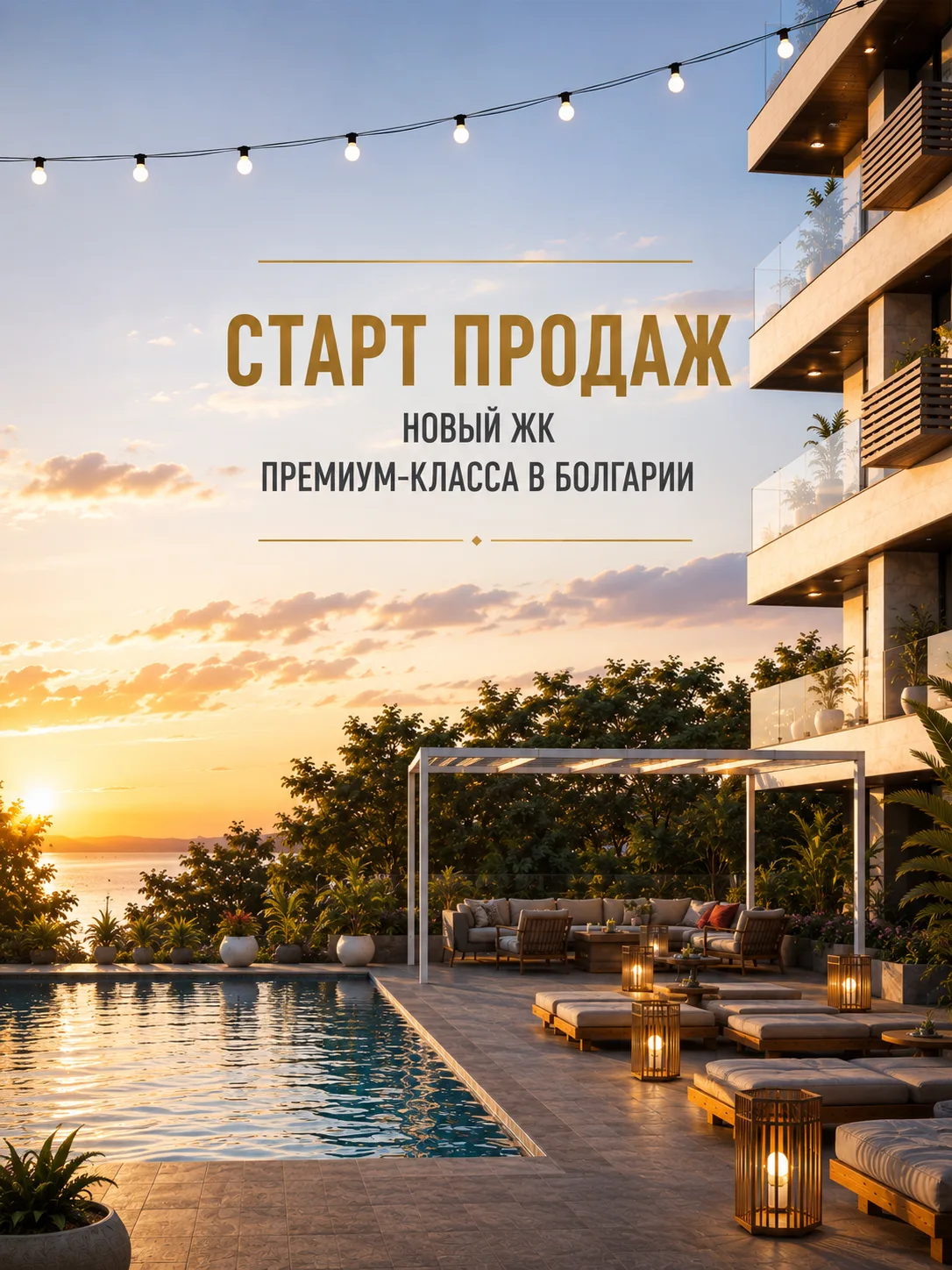 Старт продаж нового ЖК премиум-класса в Болгарии