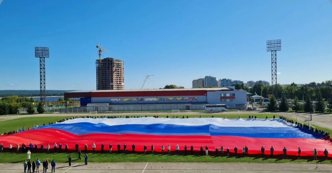 🇷🇺 ФЛАГ РОССИИ НА СТАДИОНЕ: