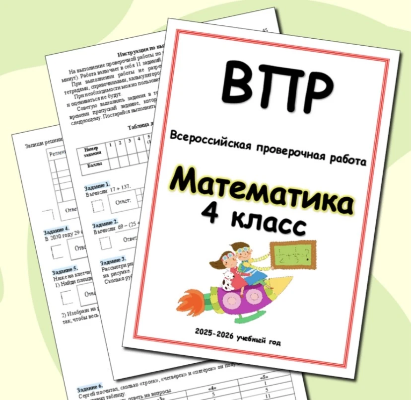 ВПР-4: математика. Что надо понимать ДО того, как ребёнок откроет вариант 📚