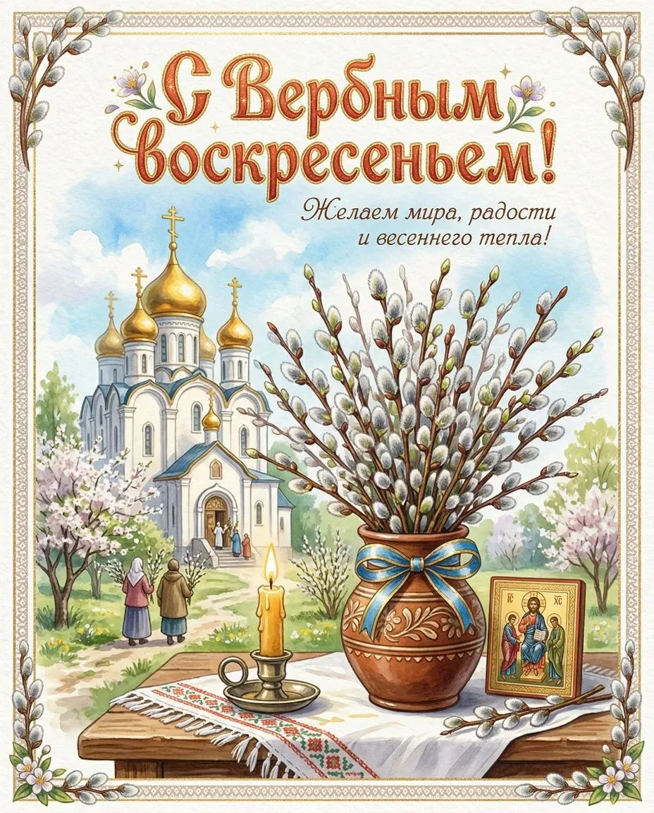 🌿 С Вербным Воскресеньем, дорогие друзья! 🌿