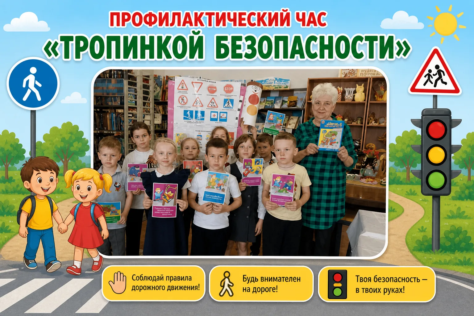 17 июля 2026 года в Кармановском сельском филиале прошёл профилактический час «Тропинкой безопасност