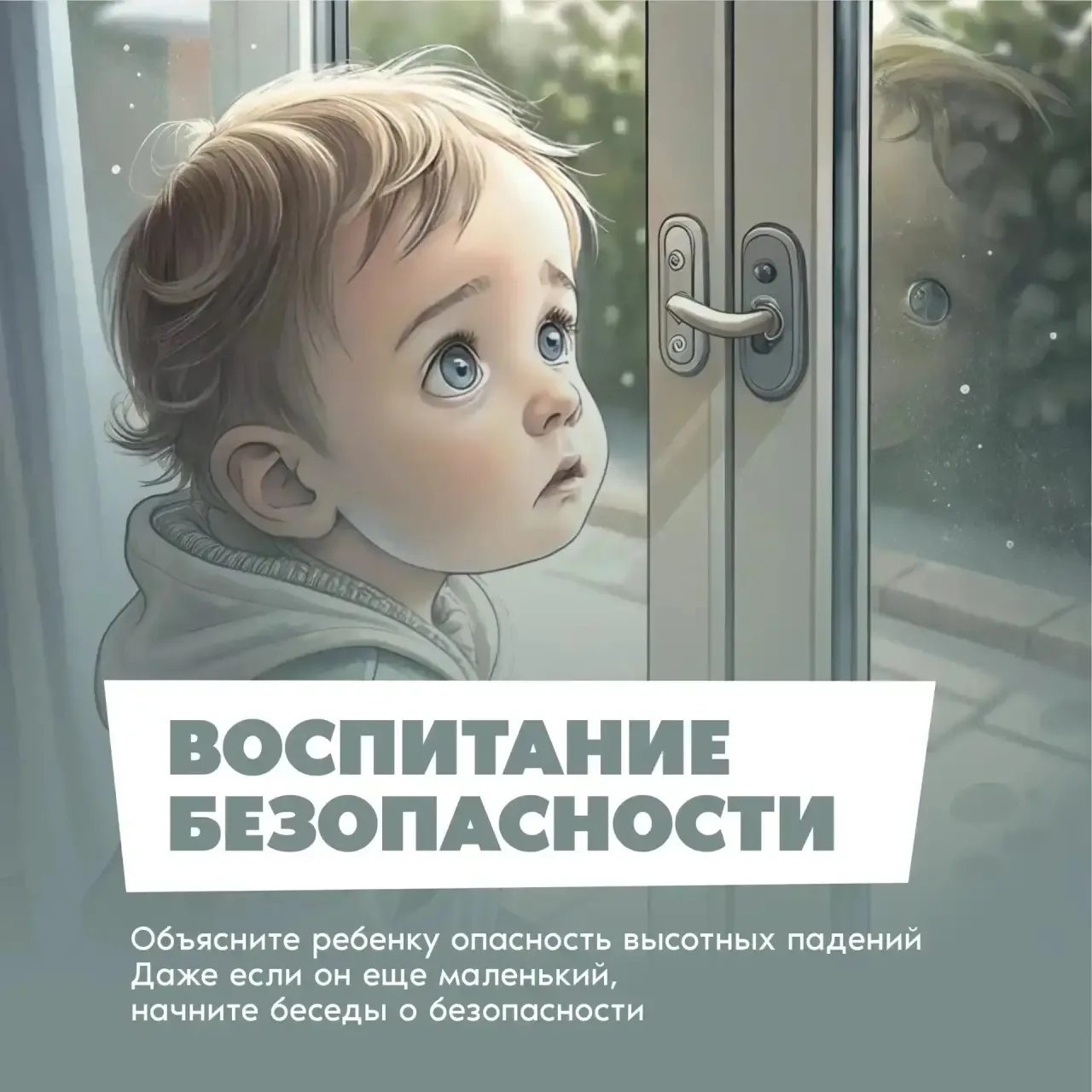 ⚠️ Окна детям не игрушка!