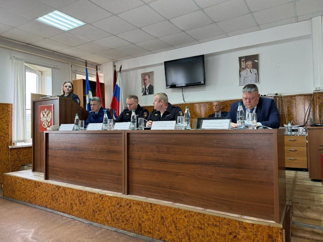 👮‍♂️Полиция Ступино отчиталась о работе за 1 квартал  В ОМВД России по городскому округу Ступино сос