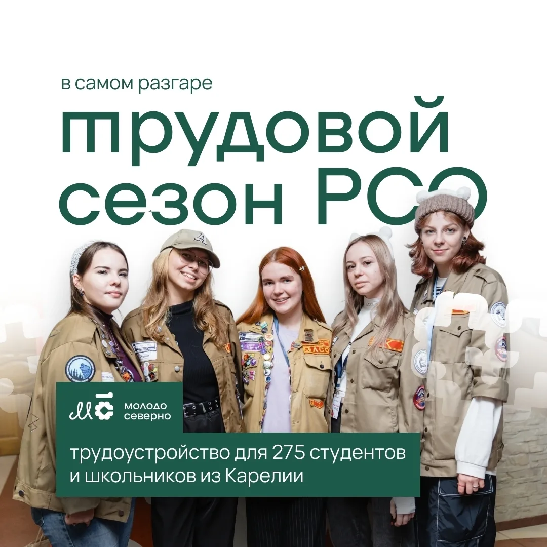 275 школьников и студентов из Карелии трудоустроились на лето благодаря студотрядам

Летний трудовой