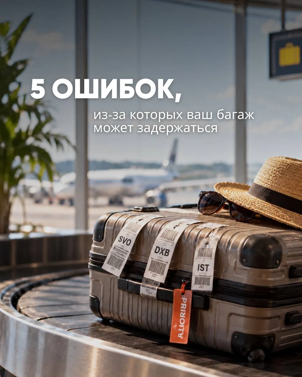 Ваш чемодан не потерялся… Он просто решил улететь без вас😬