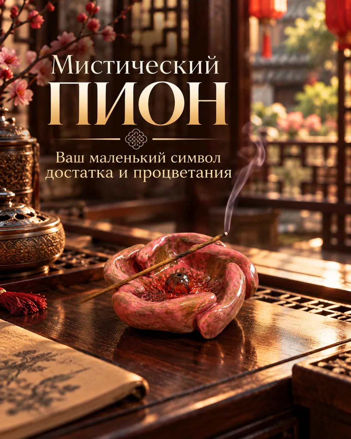 🌸 «Мистический пион»