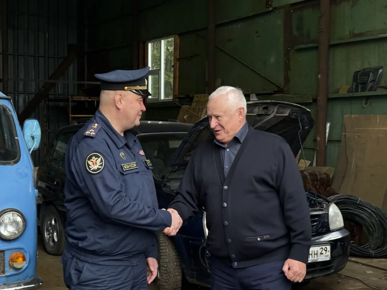 РУКОВОДИТЕЛЯ УФСИН И ОСУЖДЕННЫХ-ВОЛОНТЕРОВ ПОБЛАГОДАРИЛИ ЗА ОРГАНИЗАЦИЮ РАБОТЫ ПО ВОССТ...