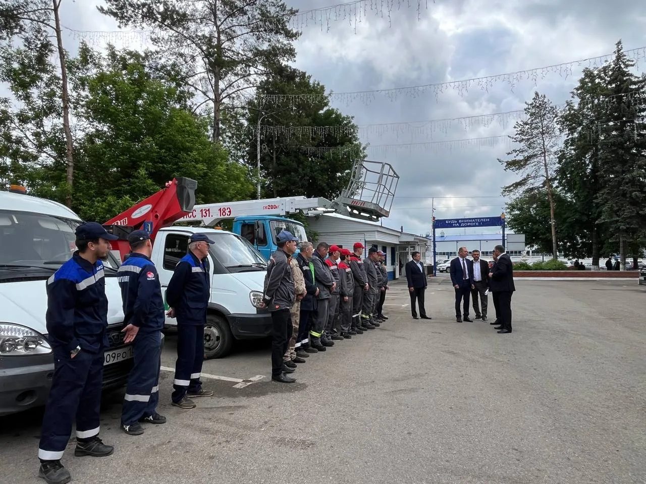 🔹Сегодня МБУ «Уфагорсвет» посетил исполняющий обязанности главы Администрации городского округа г. 