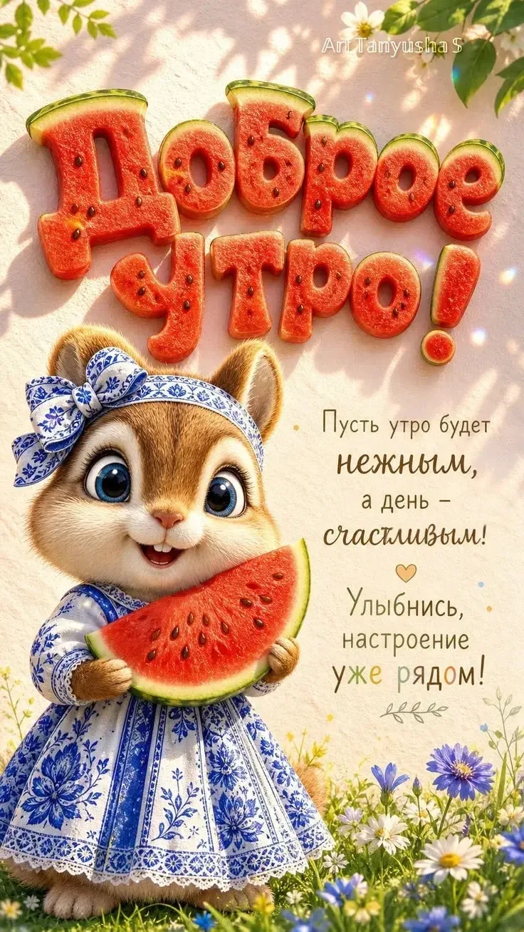 ДОБРОЕ УТРО ☕️🌷🌱

МИР ВДОХНОВЕНИЯ 💐
https://max.ru/beloved009world
