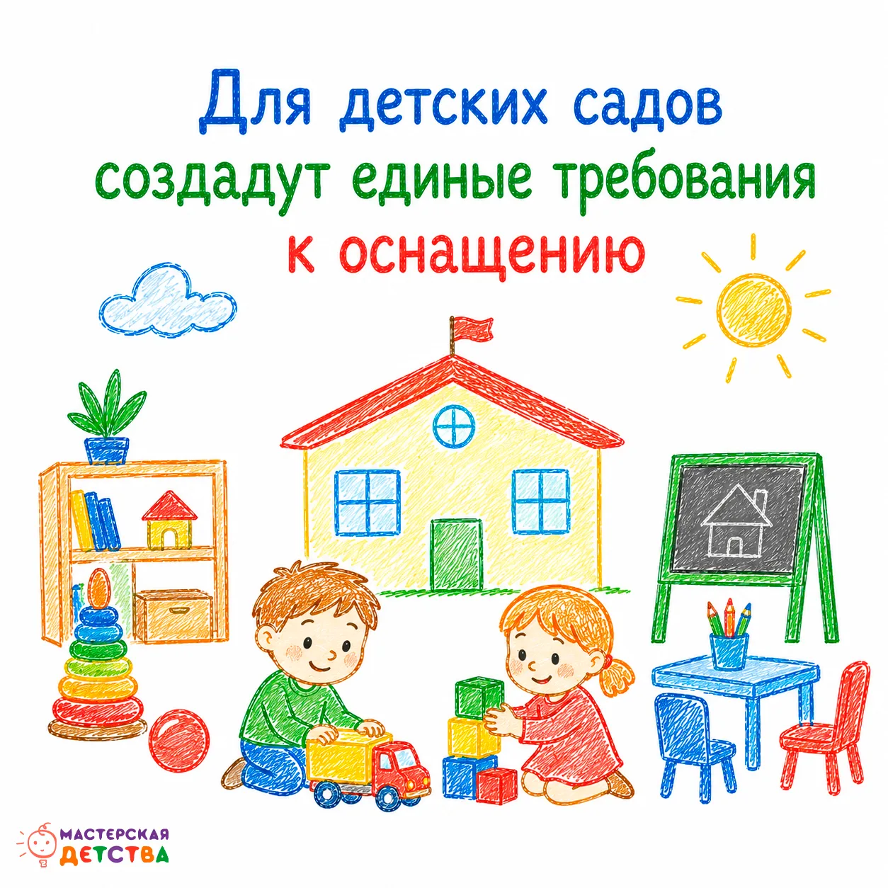 ❗️ Для детских садов создадут единые требования к оснащению

Минпросвещения России продолжает работу