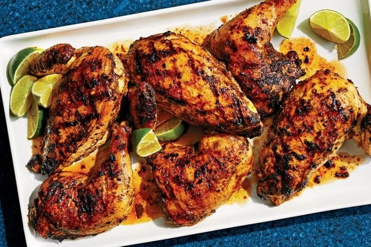 🍗 Джерк-чикен — огненный характер Ямайки! 🇯🇲🔥Курицу маринуют в смеси душистого перц...