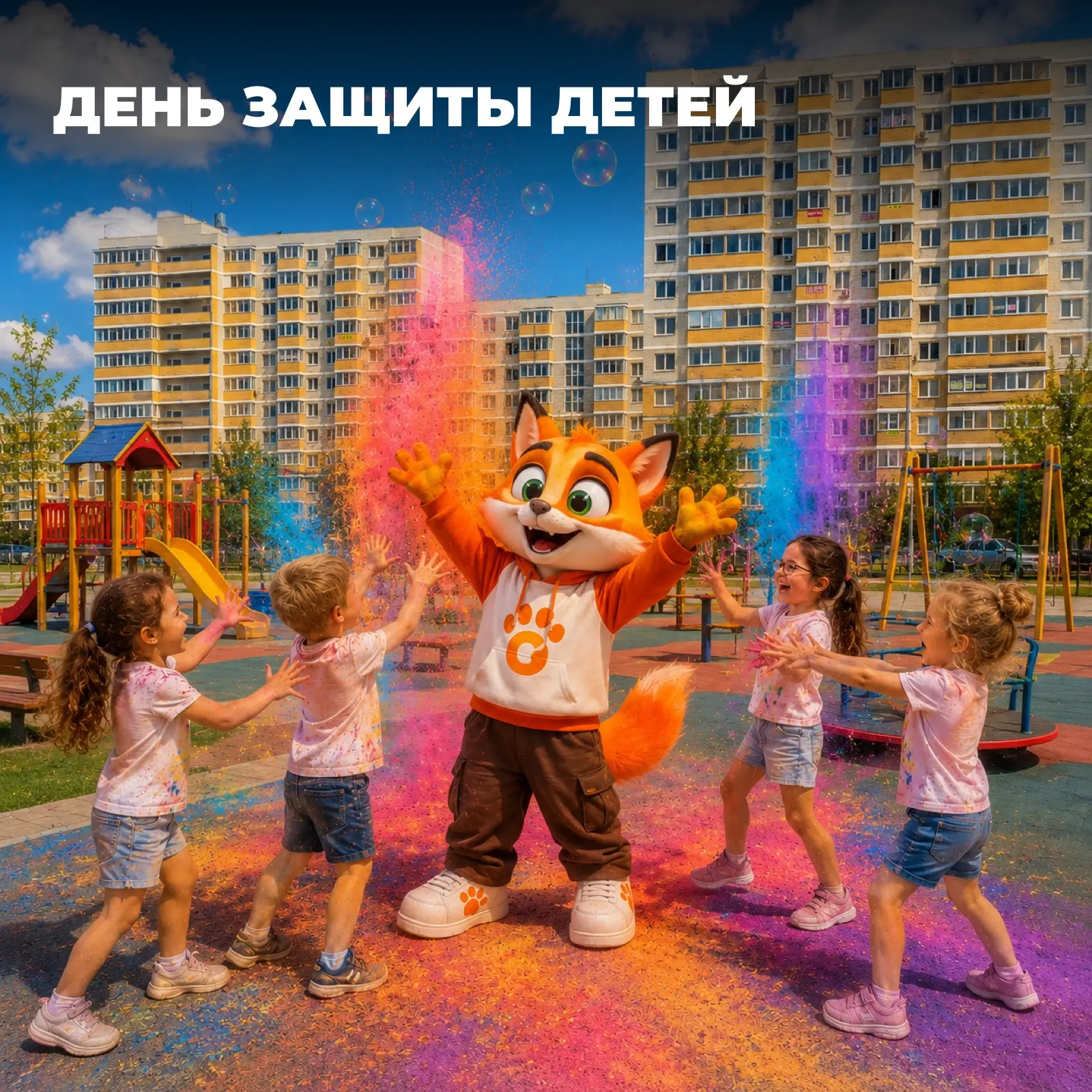 День Защиты Детей 🫧

Дорогие жители!
Напоминаем вам о новой дате проведения праздника «Одевайся в с
