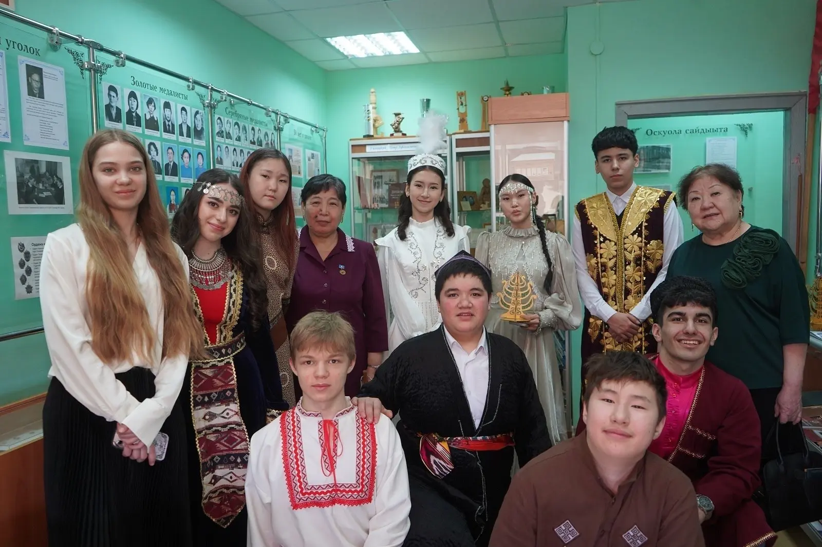 📝 27 февраля активисты интернационального клуба "В семье единой" под руководством Молоновой А.С. в р