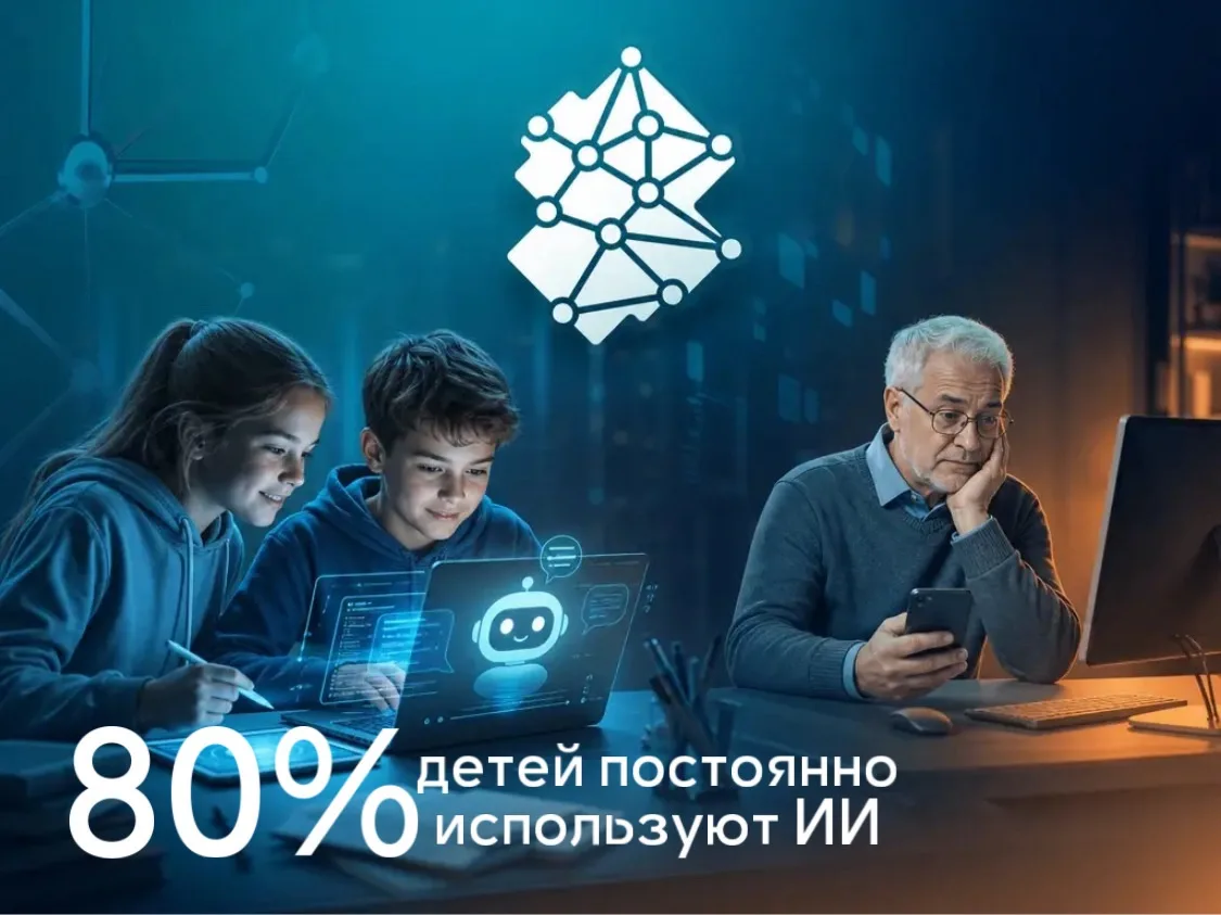 80% детей пользуются ИИ-ассистентами постоянно.Эту цифру на ПМЭФ озвучил глава Минцифры...