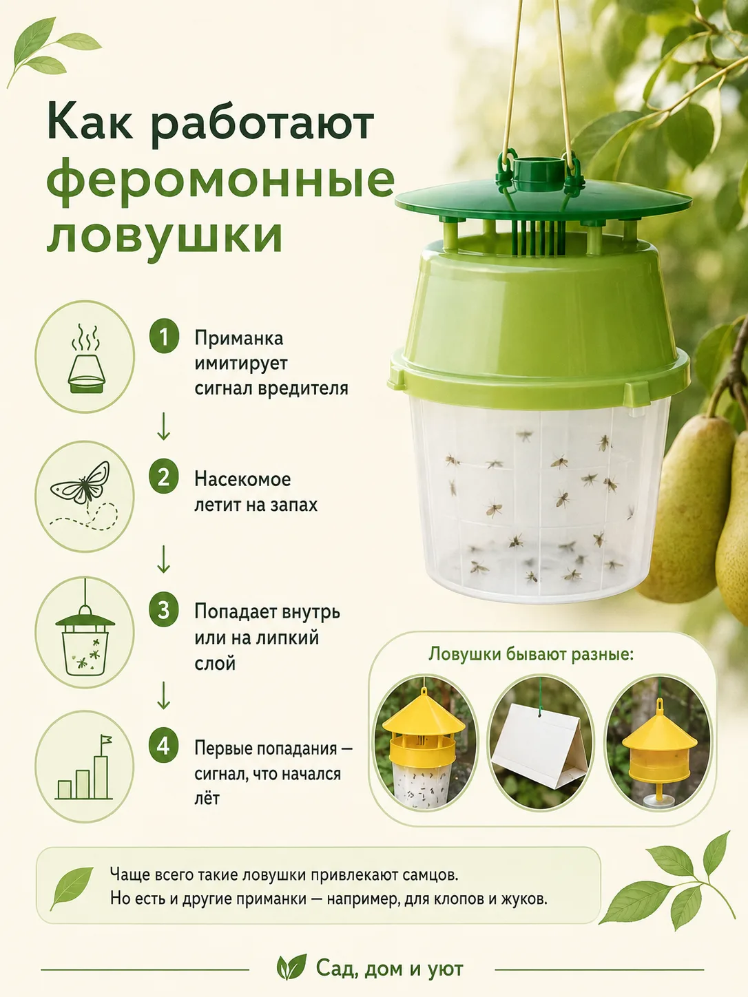 Как узнать о вредителе, пока урожай ещё цел 👀

На яблоках ни пятнышка, листья чистые — кажется, в с