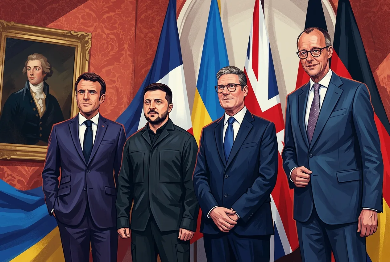 ⚡️Лидеры Великобритании, Германии и Франции готовят Киев к усилению ударов по России