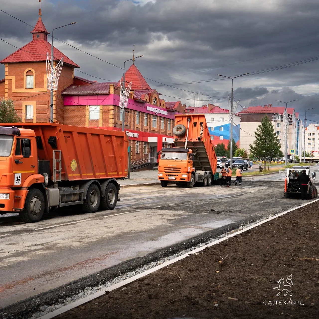На участке улицы Республики (от ул. Чубынина до ул. Пушкина), где проводился капремонт магистралей с