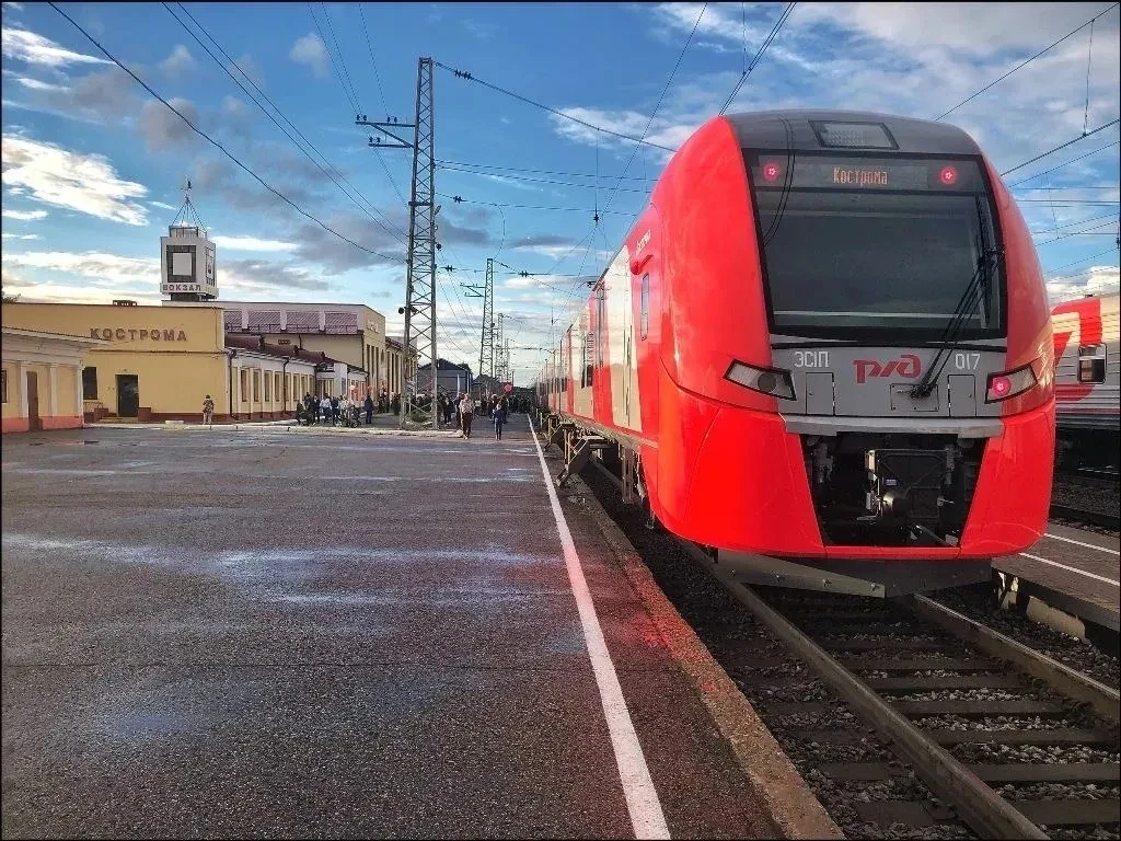 🚄 В июле изменится расписание «Ласточек» Кострома — Москва.