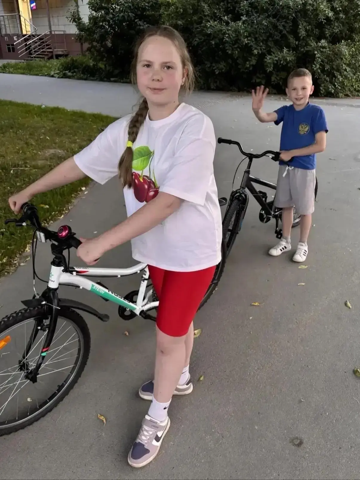 🚴🏼‍♀️Фатеева Дарья - 4 В класс и Фатеев Иван - 2 Г класс