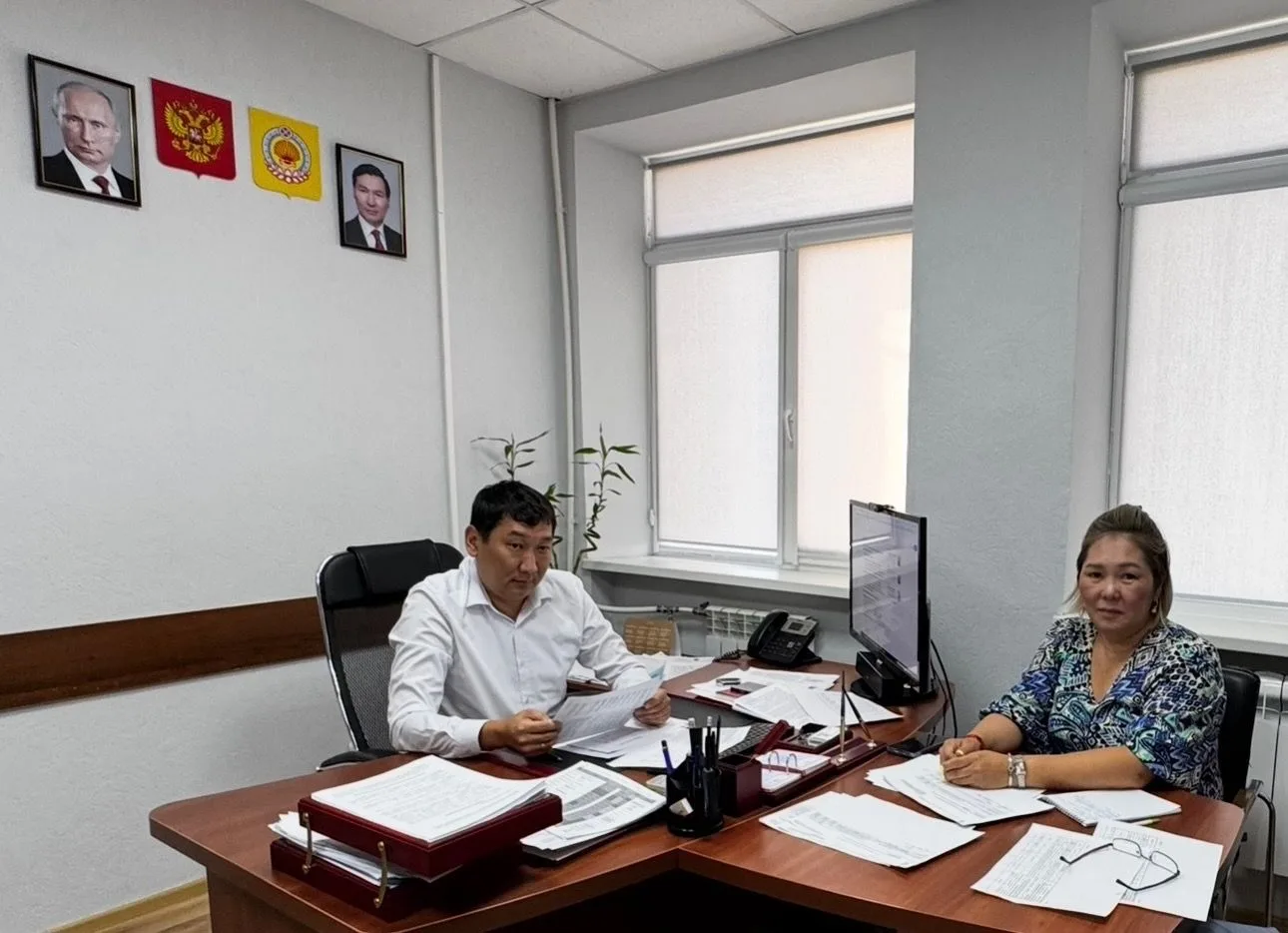 Сегодня в Министерстве природных ресурсов и охраны окружающей среды Республики Калмыкия...